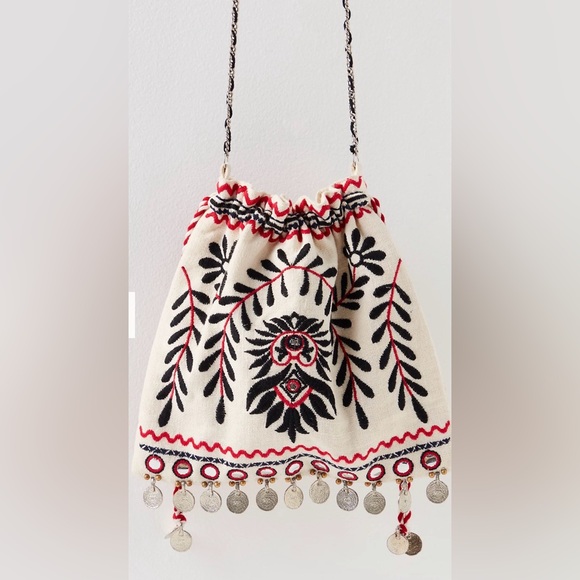 Free People Handbags - Emmie Embroidered Crossbody Free People